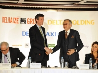 Miroslav Mišković i Pierre-Olivier Beckers, predsednik i generalni direktor Delhaize Grupe