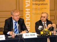 U Briselu sa Olli Rehn-om, komesarom za proširenje Evropske Unije