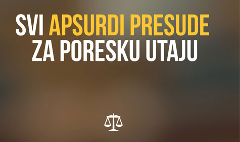 Zašto je neodrživa presuda Miroslavu Miškoviću za poresku utaju